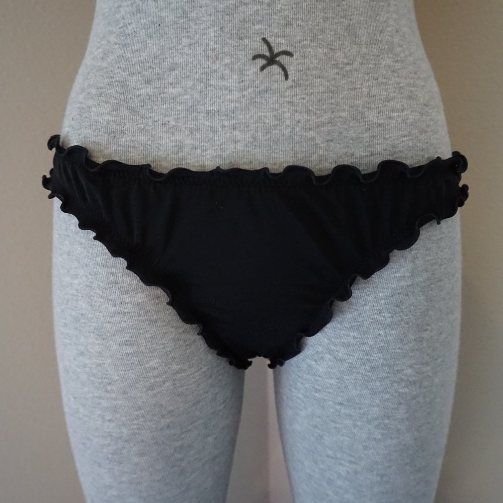 Victoria's Secret Blacked Ruched/Ruffled Swim